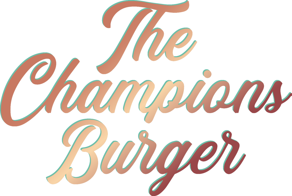 The champions burger logo